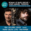 Concert RONAN LE BARS GROUP - 1re partie : JOSE MANUEL TEJEDOR (Asturies) à PARIS @ LE PAN PIPER - Billets & Places