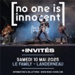 Concert NO ONE IS INNOCENT + INVITES