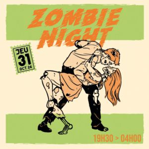 Zombie Night : Le Prince Harry + Taste + Hinin + Zombie Zombie Dj