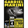 Concert GABRIEL MARINI à LE THOR @ Le Sonograf' - Billets & Places
