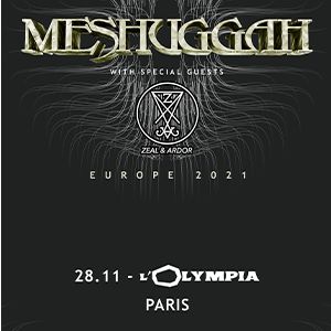 Meshuggah Europe 2021 Meshuggah Europe 2021