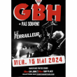 Concert GBH + PAS SOUVENT
