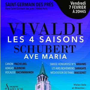 Affiche — Les 4 Saisons de Vivaldi, Ave Maria et Célèbres Adagios