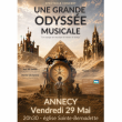 Spectacle UNE GRANDE ODYSSEE MUSICALE &agrave; Annecy @ Eglise Sainte Bernadette - Billets & Places