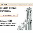 Concert d'Orgue &agrave; MENTON @ EGLISE DU SACRE COEUR - Billets & Places