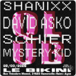 Soir&eacute;e LA QLUB - SHANIXX + DAVID ASKO + SOHIER + MYSTERY KID &agrave; RAMONVILLE @ LE BIKINI - Billets & Places