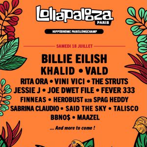 Lollapalooza Paris - Pass 1 Jour Lollapalooza Paris - Pass 1 Jour