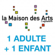 Spectacle MAISON DES ARTS - ABONNEMENT 1 ADULTE + 1 ENFANT à LINGOLSHEIM @ La Maison des Arts de Lingolsheim - Billets & Places